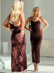 Knox Maxi Dress Chocolate