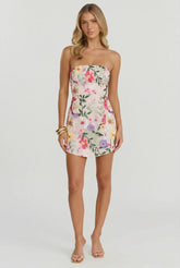 Birthday In Positano Floral Mini Dress