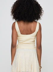 Delilah Top Ivory