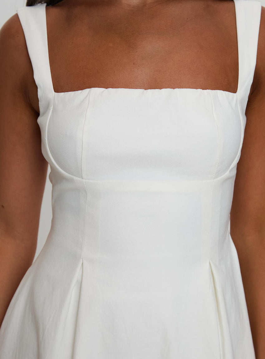 Xanthus Mini Dress White – BELLA IN THE SKY