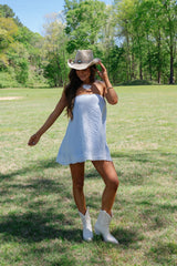 Archie Swing Mini Dress-Sky Way