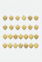 Initial Heart Charm