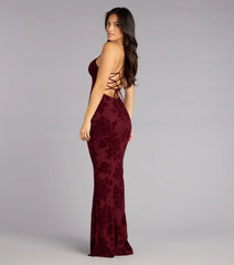 Clarence Lace-Up Mermaid Formal Dress