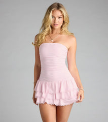 More To Come Tube Skater Dress