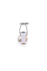 Kian Block Heel Sandals Silver