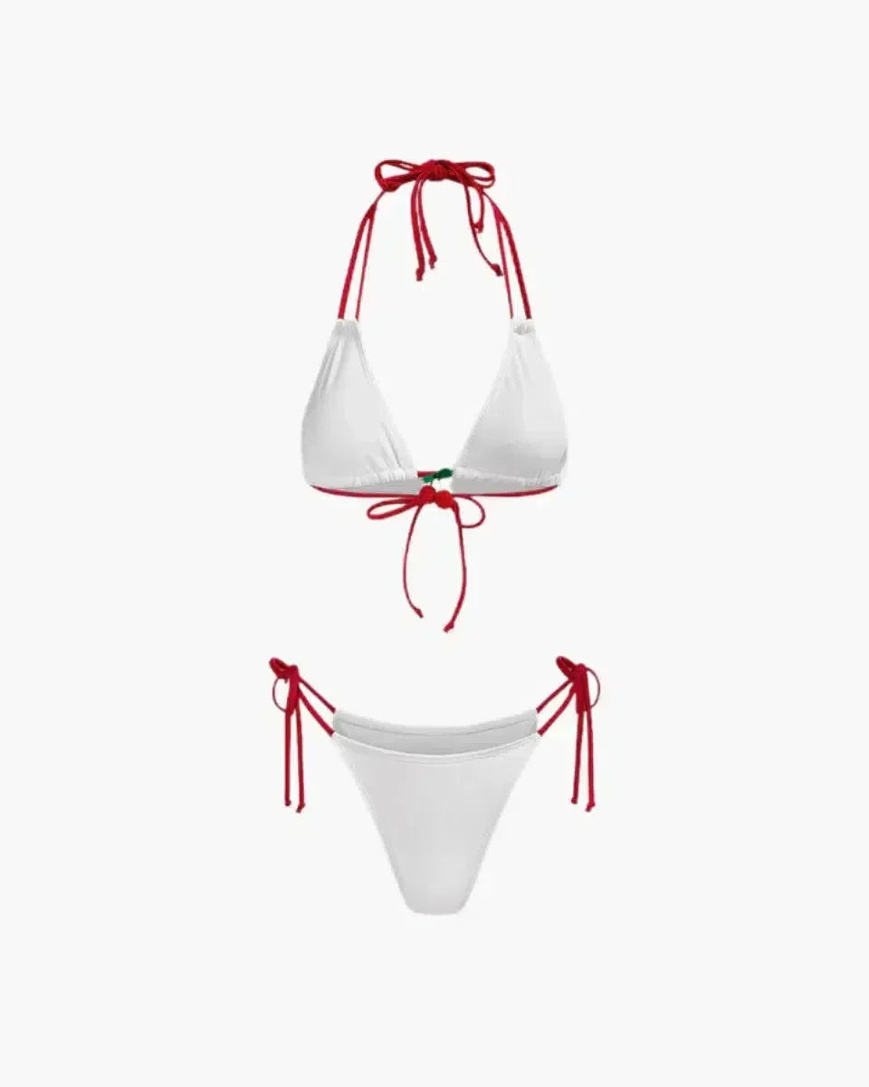 Cherry Print Bikini Set